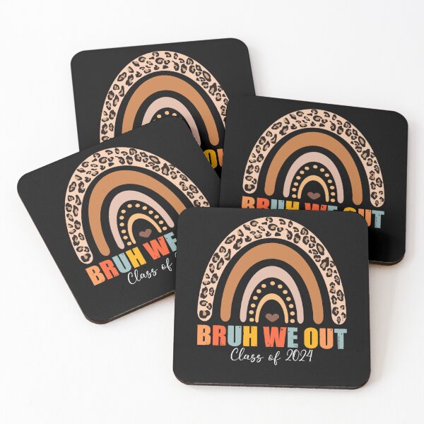 Item preview, Retro Vintage Bruh We Out Happy Class of 2024, Teacher Appreciation Day, Boho Rainbow designed and sold by Soul-Inspirer.