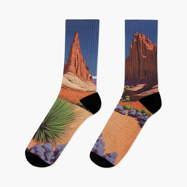 Item preview, Capitol Reef Landscape With Moon And Blue Sky designed and sold by Secondearth.