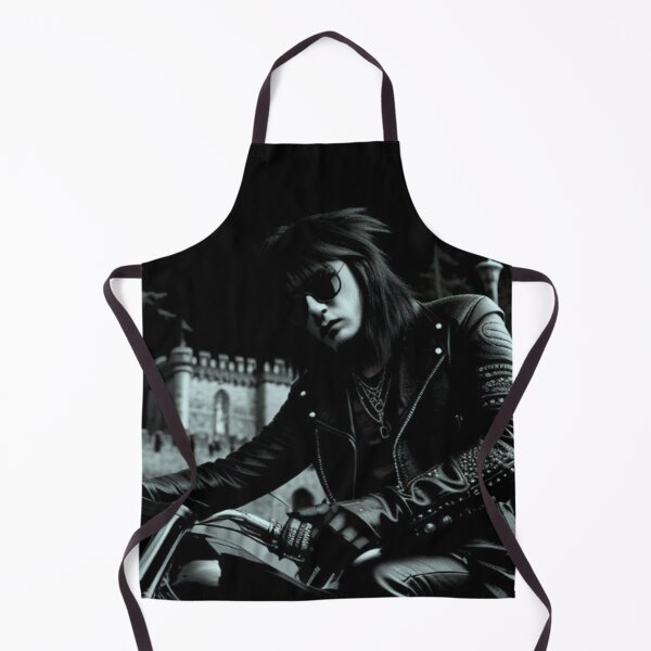 Item preview, Vintage Goth Vampire Biker Art designed and sold by TheDarkWardrobe.