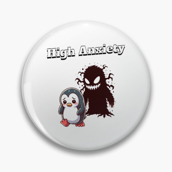 Item preview, high anxiety Penguin designed and sold by LemuellTrends.