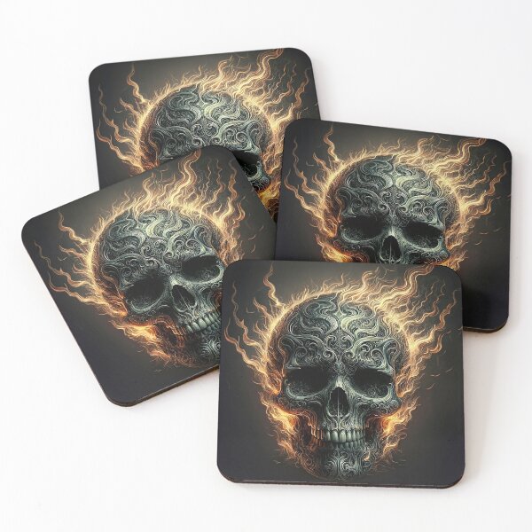 Item preview, Flaming Skull designed and sold by connie campbell.