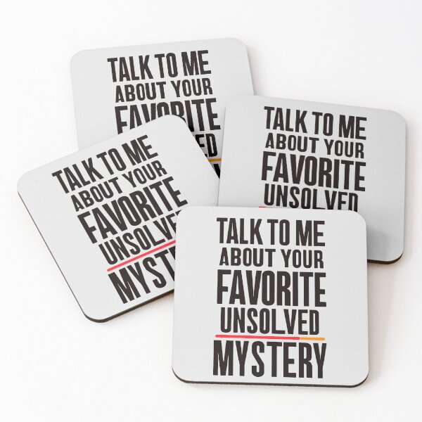 Item preview, Talk to Me About Your Favorite Unsolved Mystery designed and sold by Shrouded Unraveled.