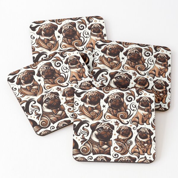 Item preview, Playful Pugs designed and sold by Wags & Tails.