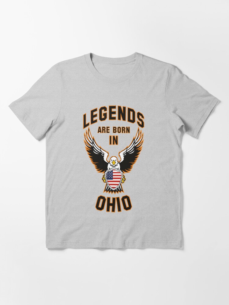 Alternate view of Legends are born in Ohio Essential T-Shirt