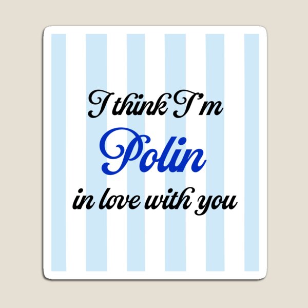Aperçu de l'œuvre Bridgerton Polin, Penelope et Colin, drôle de jeu de mots, je pense que je suis Polin amoureux de toi créée et vendue par EndlessEmporium.