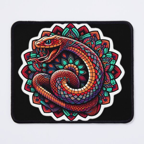 Item preview, Mandala Snake Lunar Sign designed and sold by Liscar95.