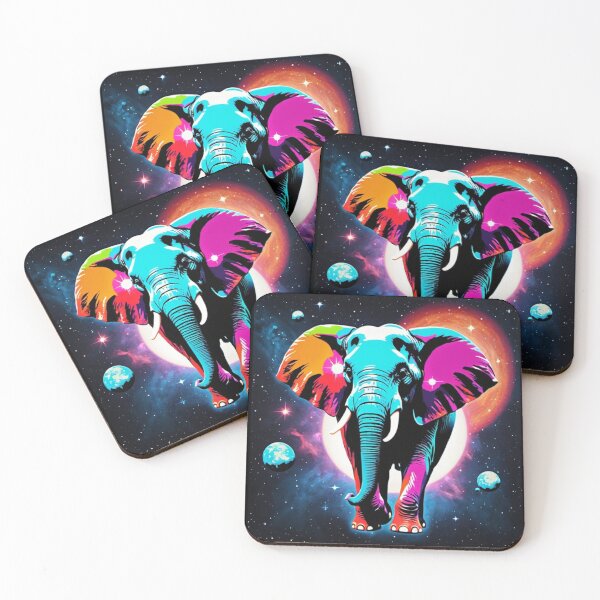 Item preview, Space elephant-Edited AI generated art designed and sold by Frostp.