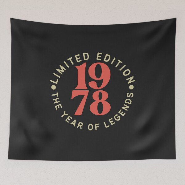 Item preview, born in 1978 limited edition legend vintage retro designed and sold by vintage-years.
