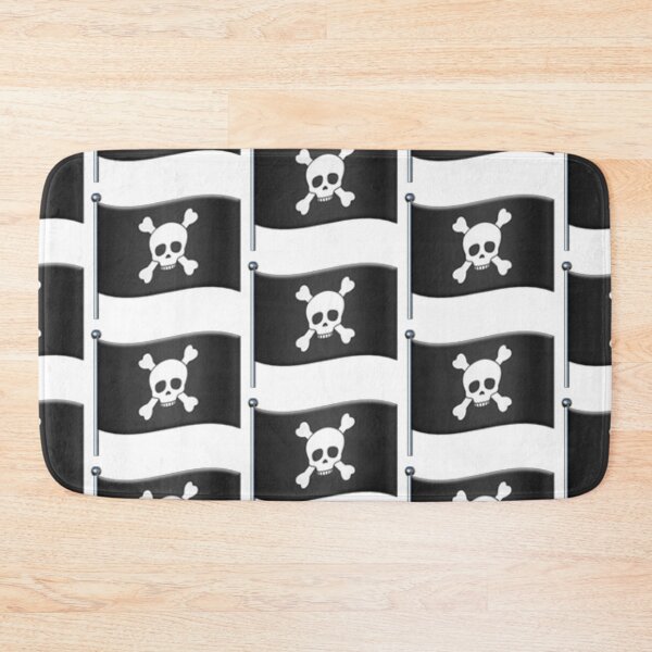 Item preview, Pirate Flag Emoji designed and sold by Popular-Gifts.