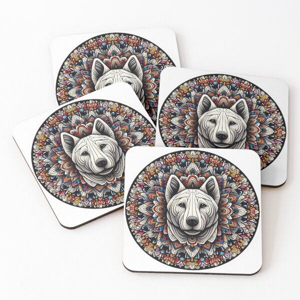 Artikelvorschau, Mandala Hund Mond Sternzeichen entworfen und verkauft von Liscar95.