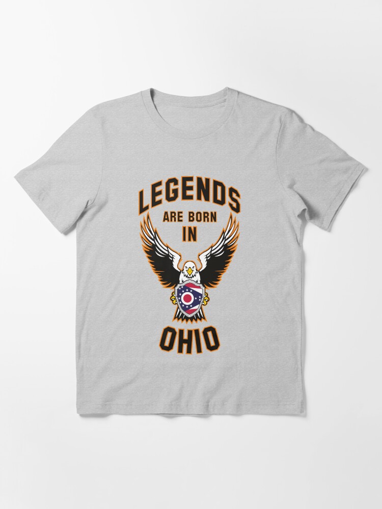 Alternate view of Legends are born in Ohio Essential T-Shirt
