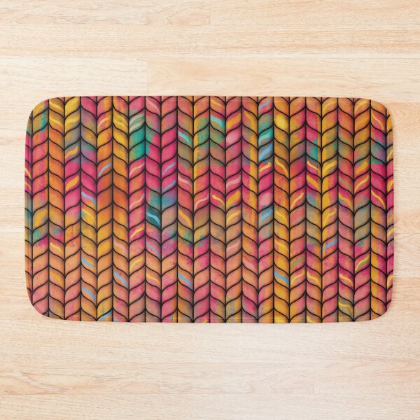 Item preview, Hot Pink Faux Knit  designed and sold by Karin Taylor.