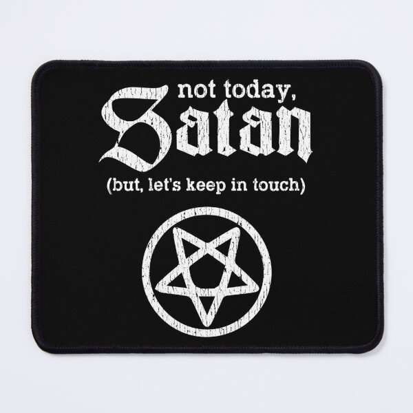 Item preview, not today satan white designed and sold by unfamouzzz.