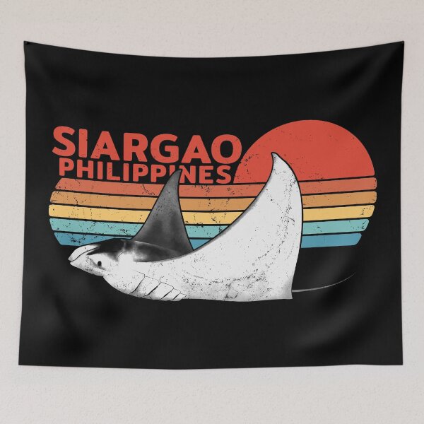 Item preview, Siargao Philippines Manta Ray designed and sold by NicGrayGraphic.