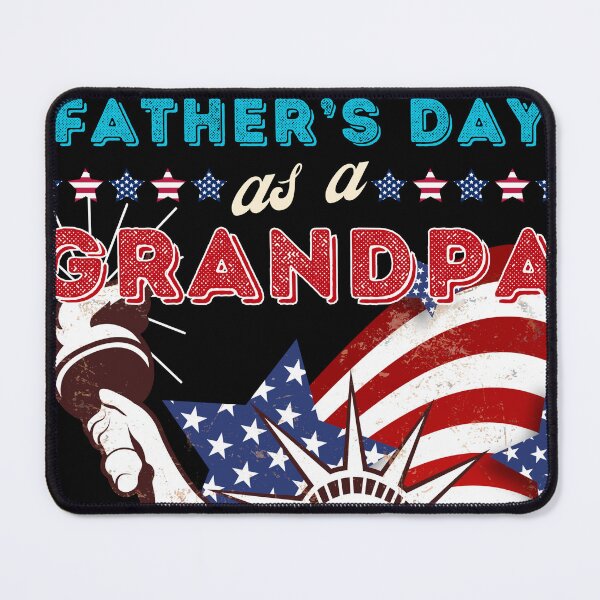 Item preview, My First Fathers day As A Grandpa Dad Mode Proud USA Flag T-Shirt designed and sold by SOPIZiLA.