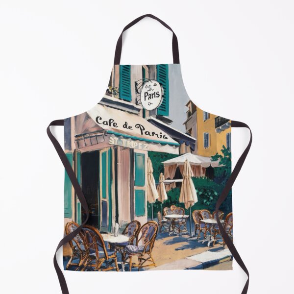 Item preview, Retro Paris Café: Vintage Vibes with Green Accents…. By Carraann designed and sold by CARRAANN.