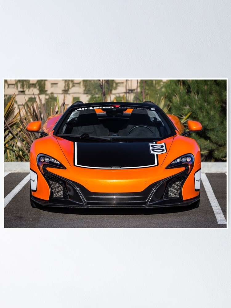 Face of the McLaren 650s! Poster for Sale by David Coyne