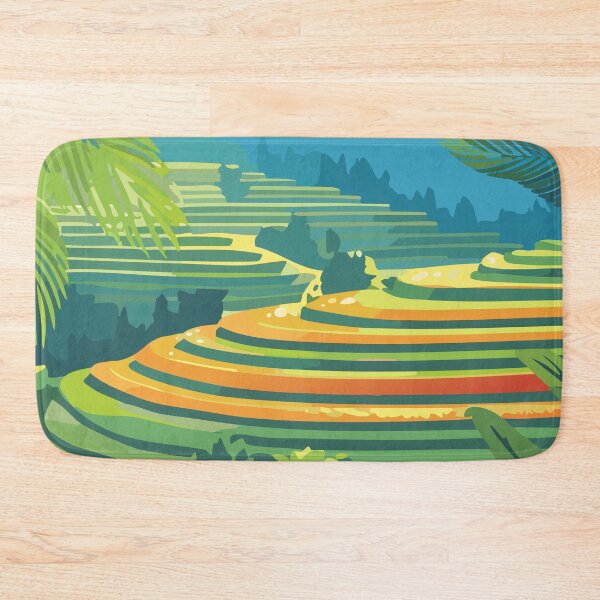 Item preview, Ubud Bali Landscape Rice Terrace Fields Tropical Southeast Asia designed and sold by TheJoeyStudio.
