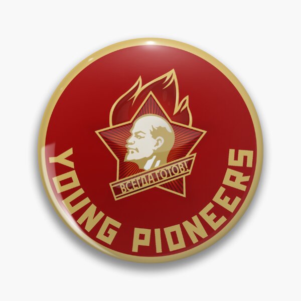 Item preview, Young Pioneers Pin designed and sold by ComradeRedFlag.