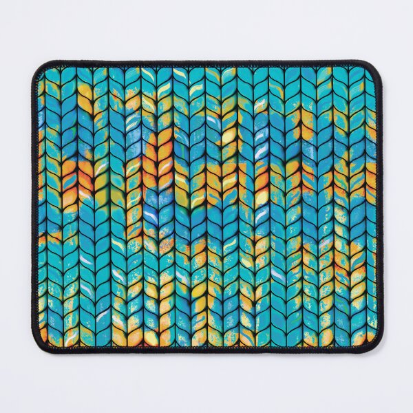 Item preview, Ocean Blue Faux Knit designed and sold by Karin Taylor.