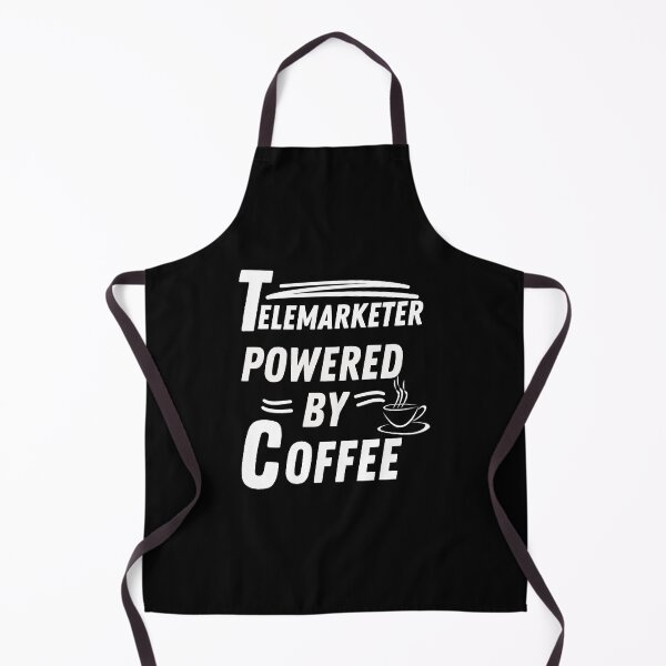 Item preview, Telemarketer powered by coffee designed and sold by annoying-shirts.