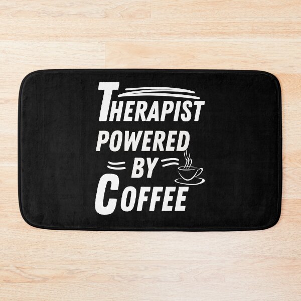 Item preview, Therapist powered by coffee  designed and sold by annoying-shirts.