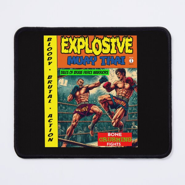Item preview, Explosive Muay Thai Action designed and sold by CoolCrazyQuirky.