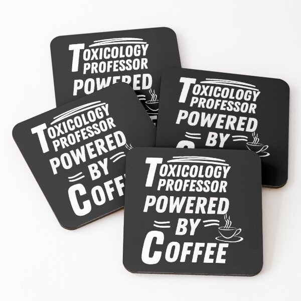 Item preview, Toxicology professor powered by coffee designed and sold by annoying-shirts.