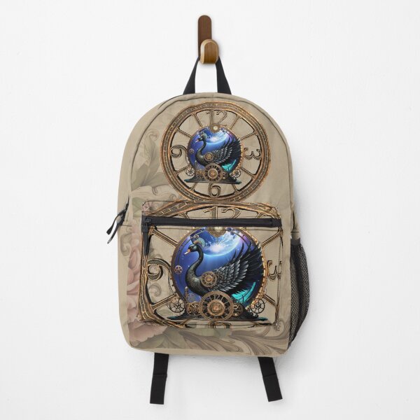 Item preview, Black steampunk swan with clocks and gears designed and sold by nicky2342.