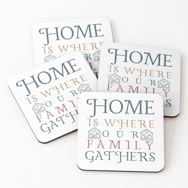 Item preview, Home is where our family gathers. designed and sold by Haute-Modiste.