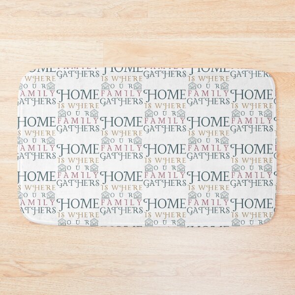Item preview, Home is where our family gathers. designed and sold by Haute-Modiste.