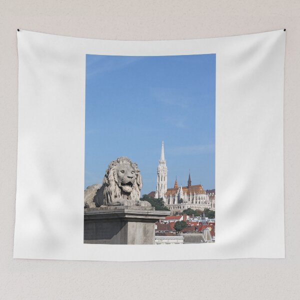Item preview, Budapest Chain bridge lion statue designed and sold by goceris.