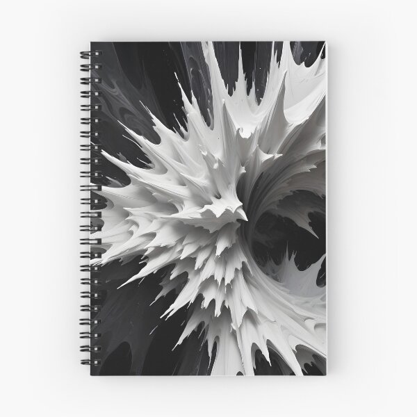Item preview, Abstract White Spillage on Black designed and sold by papi1998.