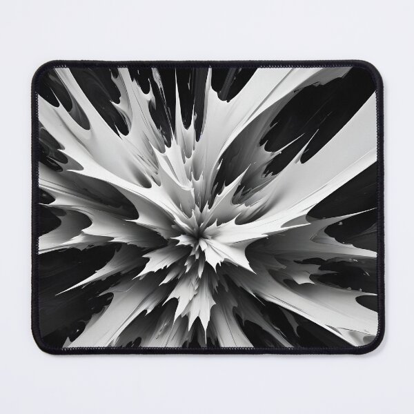 Item preview, Abstract White Spillage on Black designed and sold by papi1998.