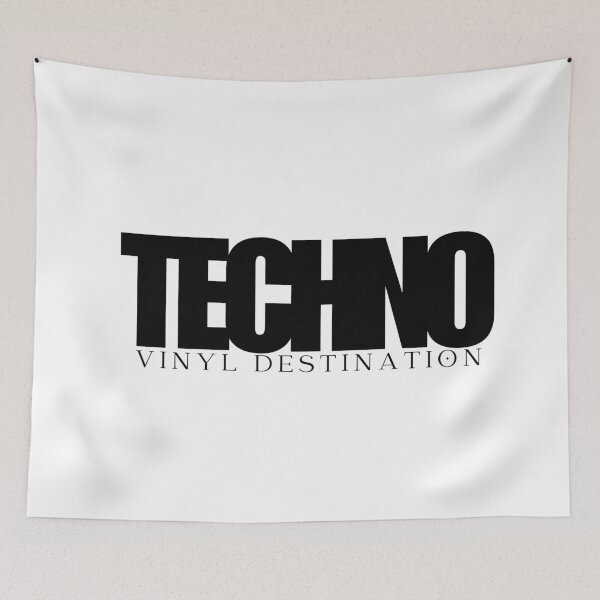 Item preview, Techno (Black Design) designed and sold by vinyldshop.