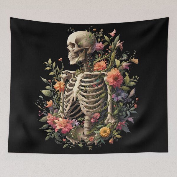 Item preview, Bones And Botany A Skeletal Embrace of Nature designed and sold by Designowner.