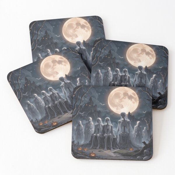 Item preview, Moonlit Specters: The Watchers Of Halloween Night designed and sold by EnchantedVista.