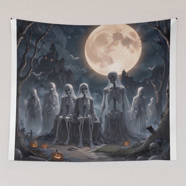 Item preview, Moonlit Specters: The Watchers Of Halloween Night designed and sold by EnchantedVista.
