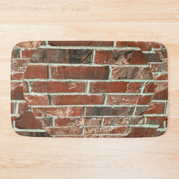 Item preview, Brick Wall Photography - Repeating Pattern / Brown Vintage Brick Wall Photography designed and sold by Victoria Rose.