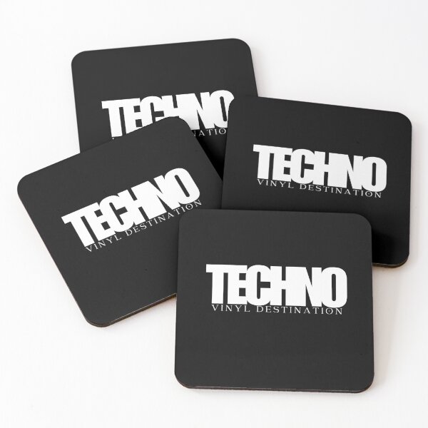 Item preview, Techno (White Design) designed and sold by vinyldshop.