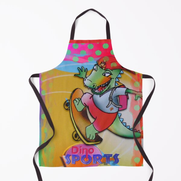 Item preview, Dino Sports - Skateboard Dinosaur (AliceCCI Original Drawing) designed and sold by VanyssaGraphics.