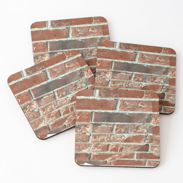 Item preview, Brick Wall Photography #2 - Repeating Pattern / Brown Vintage Brick Wall Photography designed and sold by Victoria Rose.