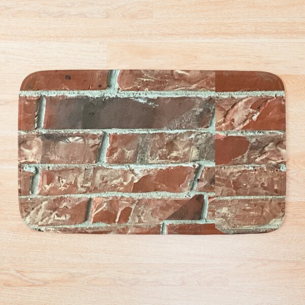 Item preview, Brick Wall Photography #2 - Repeating Pattern / Brown Vintage Brick Wall Photography designed and sold by Victoria Rose.