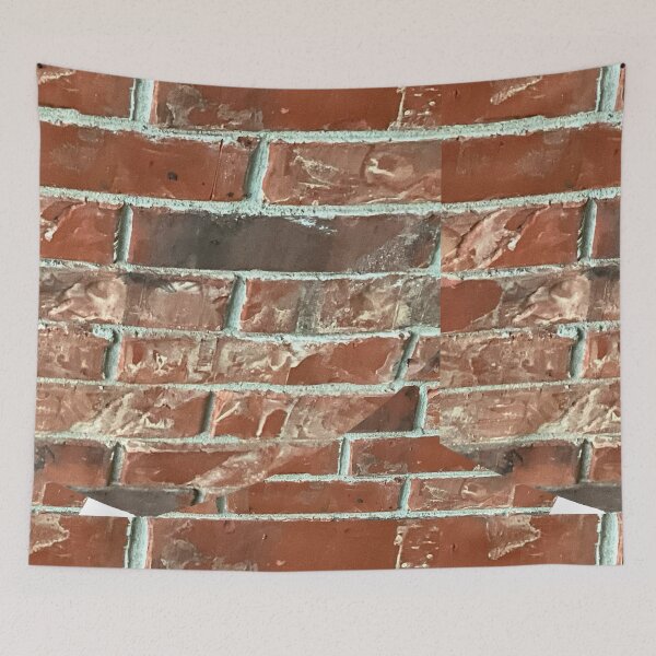 Item preview, Brick Wall Photography #2 - Repeating Pattern / Brown Vintage Brick Wall Photography designed and sold by Victoria Rose.
