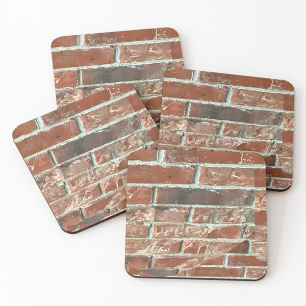 Item preview, Brick Wall Photography #3 - Repeating Pattern / Brown Vintage Brick Wall Photography designed and sold by Victoria Rose.