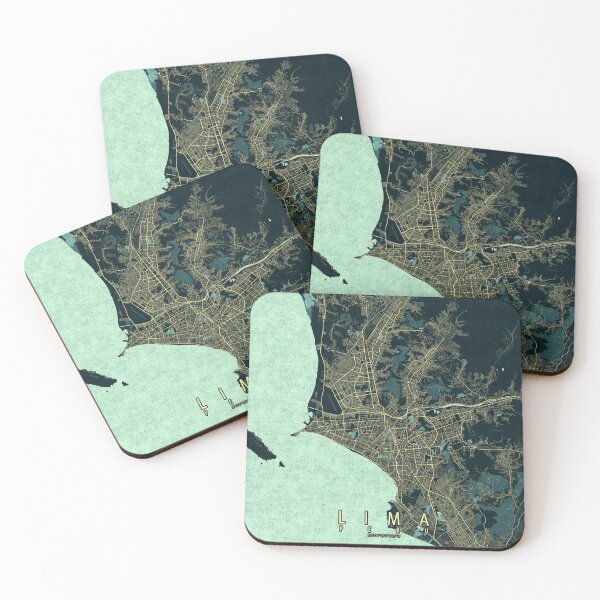 Item preview, Lima City Map of Peru - Summer designed and sold by deMAP.