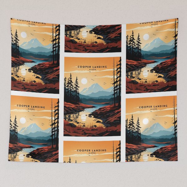 Item preview, Cooper Landing Alaska Wilderness Escape designed and sold by NeuralVibe.