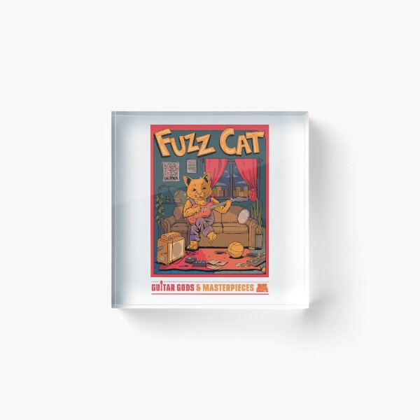 Item preview, FUZZ CAT - Guitar Gods and Masterieces designed and sold by melania-maciel.