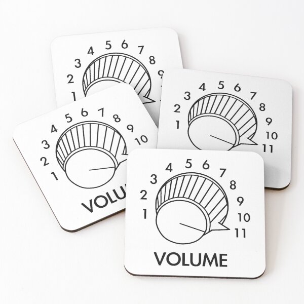 Item preview, Volume Knob Up To 11 Spinal Tap Inspired Funny Guitar TShirt For Musicians TShirt T Premium, Tee shi designed and sold by melania-maciel.