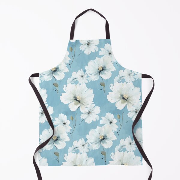 Item preview, Jatrena - Flowers white blue (18/20) designed and sold by sabantha.